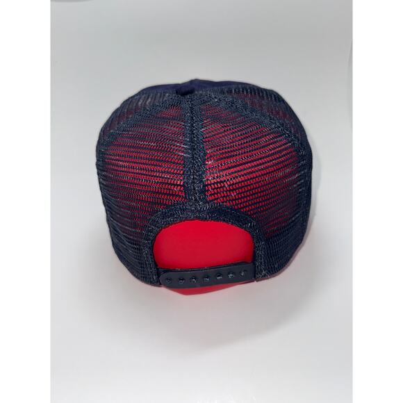 Vintage New York Yankees Hat Cap Snapback Mens Blue MLB Baseball Trucker 90s - Picture 3 of 8